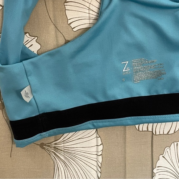 Z by Zella Activewear Set Leggings & Sports Bra Small Blue - Picture 6 of 13